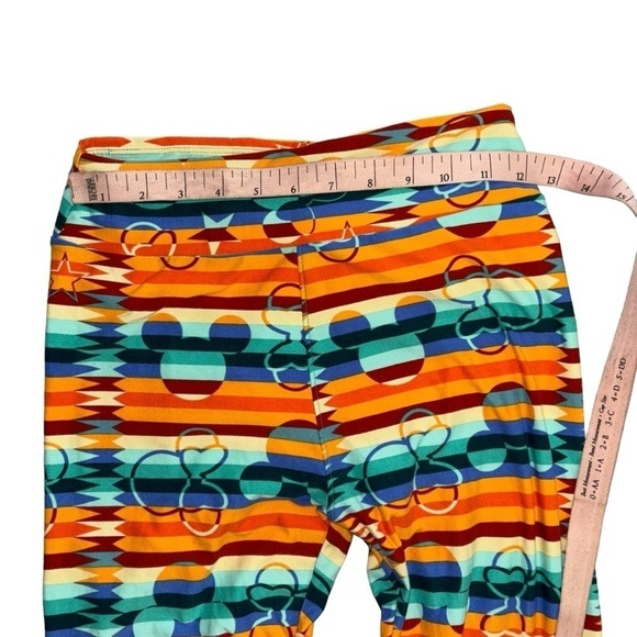 LulaRoe Colorful Disney Leggings Women’s One Size Mickey Minnie Soft Comfort - Picture 10 of 12